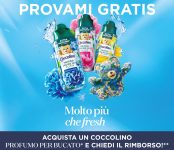 Torna il cashback Coccolino profumo per bucato 2025