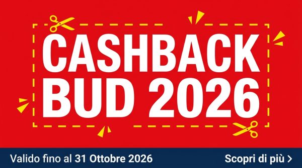 Cashback Bud 2026: come ricevere 5 euro di rimborso sulla birra