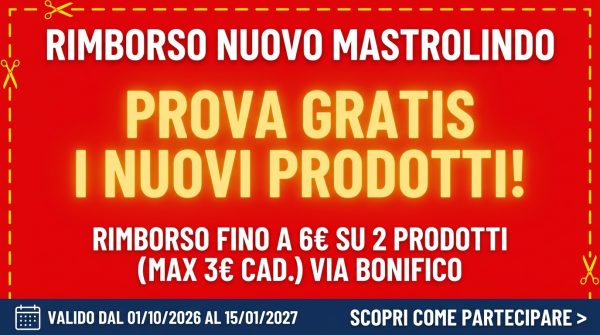Rimborso nuovo Mastro Lindo: come provare gratis i nuovi prodotti per la pulizia della casa