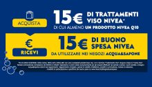 Nivea Q10 ti regala un buono spesa da 15 Euro: come e dove partecipare al cashback