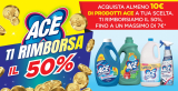 Con il cashback “Ace ti rimborsa” ricevi il rimborso del 50% di quanto speso: come funziona