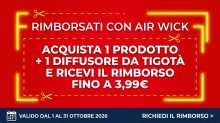 Air Wick ti rimborsa il diffusore da Tigotà: come riceverlo quasi gratis