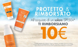 Avene Protetto & rimborsato: ricevi un rimborso di 10 Euro acquistando un solare SPF50+