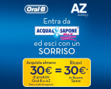 AZ e Oral-B sorrisi per te 2021: come ricevere il buono spesa Acqua e Sapone da 30 Euro