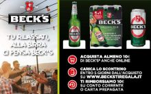 Beck’s ti regala la birra: rimborso fino a 10 Euro