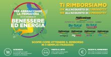 Multicentrum e Be-Total ti rimborsano 10 o 15 Euro acquistando 2 o 3 prodotti grazie al cashback “Benessere ed energia”
