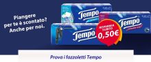 Come scaricare i buoni sconto per i fazzoletti Tempo
