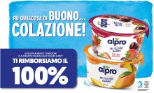 Con lo spendi e riprendi Prova Alpro Pbay, ti rimborsiamo il 100% rimborso di due confezioni di alternative vegetali allo yogurt