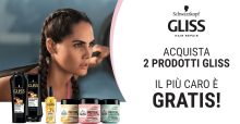 Cashback Gliss Nazionale: ricevi il rimborso di un prodotto su 2 acquistati