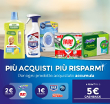Con il Cashback Homecare otteniamo un rimborso fino a 5 Euro su Swiffer, Fairy, Viakal, Ambipur e Mastro Lindo