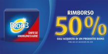 Cashback Bion3 integratori: come ricevere il rimborso del 50% di quanto speso