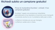 Campione omaggio mutandine Drynites