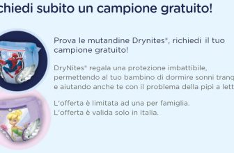 Campione omaggio mutandine Drynites