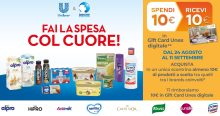 Fai la spesa col cuore: da Unes ricevi una gift card da 10 Euro acquistando Alpro, Hipro, Actimel, Mellin, Carte D’or, Knorr, Sunsilk e Lysoform