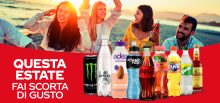 Fai scorta di gusto – Estate: torna lo spendi e riprendi Coca-Cola, Fanta, Sprite, Lurisia, AdeZ, Kinley, Fuze Tea, Powerade, Burn e Monster