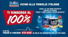 Finish vicino alle famiglie Italiane: ti rimborsa al 100%, come funziona il cashback