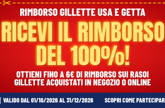 Gillette rimborsa usa e getta: come ricevere il rimborso del 100% sulla spesa