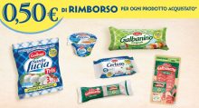Grazie per la fiducia: rimborso di 0,50 Euro sui prodotti Galbani