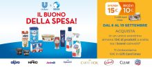 Con “Il buono della spesa” gift card 10 Euro con i prodotti Alpro, Hipro, Actimel, Aptamil, Carte D’Or, Calvè, Clear e Lyso Form da Unes