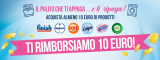Il pulito che appaga e ti ripaga: ricevi 10 Euro di rimborso acquistando Vanish, Finish, Calgon, Sole, Napisan e Airwick