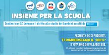 SC Johnson Insieme per la scuola: ricevi un cashback di 5 Euro acquistando Oust, Mr. Muscle, Duck, Pronto e Glade