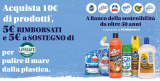 Cashback SC Johnson Pronto, Mr Muscle, Duck, Oust, Shout e Glade: come ricevere il rimborso di 5 Euro (Insieme per un mare senza plastica)