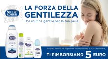 La forza della gentilezza: acquista almeno 10 Euro Neutro Roberts e ricevi un rimborso pari a 5 Euro