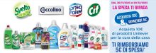 Con il cashback “La spesa che ti ripaga” ricevi 5 Euro acquistando Svelto, Coccolino, Cif e Lysoform da Acqua&Sapone e La Saponeria