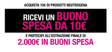 Con il cashback Neutrogena “Promo buono spesa” ricevi un buono spesa da 10 Euro