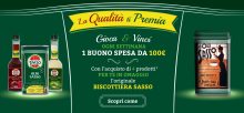 Biscottiera in latta in omaggio con l’acquisto di olio Sasso: come richiederla?