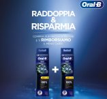 Ricevi il rimborso delle testine grazie al cashback “Oral-B raddoppia e risparmia”