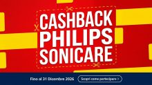 Cashback Philips Sonicare: come ricevere fino al 40% di rimborso su spazzolini e idropulsori