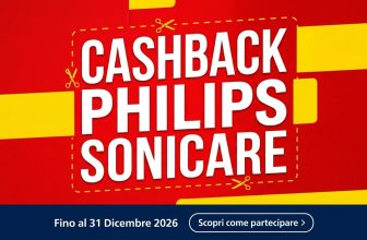 Cashback Philips Sonicare: come ricevere fino al 40% di rimborso su spazzolini e idropulsori