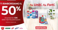 Torna anche nel 2022 “Più uniti Più forti”: ricevi un cashback del 50% con Colgate, Palmolive, Sanex, Fabuloso, Ajax e Soflan