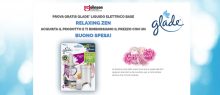 Prova gratis Glade Relaxing Zen: come ottenere il buono spesa