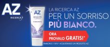 AZ regala il dentrificio o il colluttorio: nuovo spendi e riprendi Prova il nuovo AZ