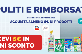 Operazione Puliti e rimborsati: come ricevere un buono sconto da 5 euro da Tigotà