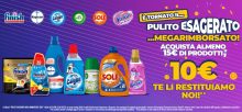 Con il cashback “Pulito esagerato megarimborsato 2023” riprendi 10 Euro spendendone 15