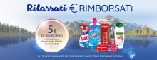 Con il cashback “Rilassati e rimborsati” ricevi 5 Euro di rimborso acquistando Colgate, Palmolive, Sanex, Fabuloso, Ajax e Soflan
