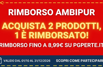 Rimborso Ambipur: come ricevere il 100% di rimborso sul secondo prodotto per la profumazione della casa