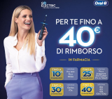 Nuovo cashback Oral-B: ricevi un rimborso acquistando lo spazzolino elettrico solo in farmacia