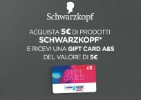 Spendi e riprendi: ricevi una gift card Acqua&Sapone acquistando i prodotti Schwarzkopf
