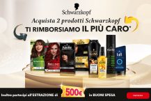 Schwarzkopf regala un buono spesa acquistando due prodotti: come funziona lo spendi e riprendi