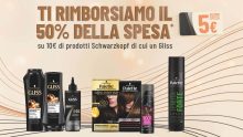 Schwarzkopf – ti rimborsiamo il 50%: ricevi un buono spesa da 5 Euro con Schwarzkopf e Gliss