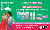 Cashback “Scopri il tuo lato più Chilly”: ricevi il rimborso di 2 prodotti Chilly acquistandone 3 di cui un detergente intimo