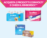 Cashback Scottex Esselunga: acquista 2 prodotti e ricevi fino a 12 euro di rimborso