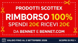 Cashback Scottex Bennet: acquista 20 euro e ricevi 20 euro di rimborso