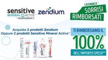 Sorrisi Rimborsati: ricevi il rimborso di 2 dentifrici o colluttori Mentadent Sensitive Mineral Active o Zendium