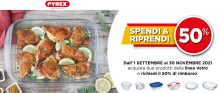 Spendi & Riprendi Pyrex: ricevi il rimborso del 50% di quanto speso per 2 prodotti della linea vetro