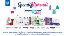 Unilever Spendi &Riprendi in Acqua&Sapone: come ricevere 10 Euro di rimborso